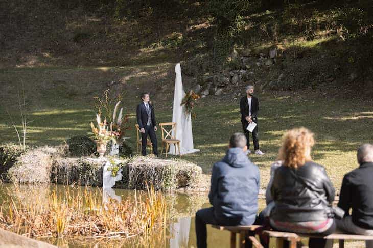 boda aire libre campo