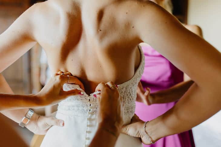 vestido novia rural