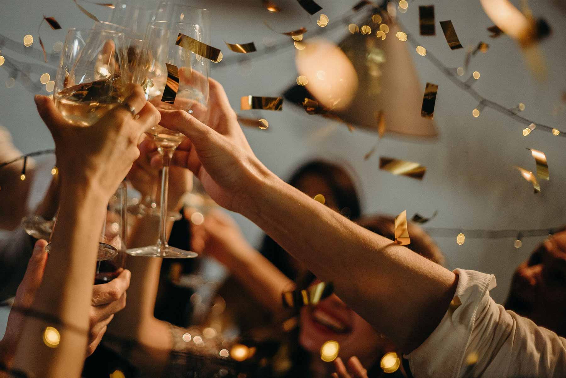 brindis celebracion fin de año